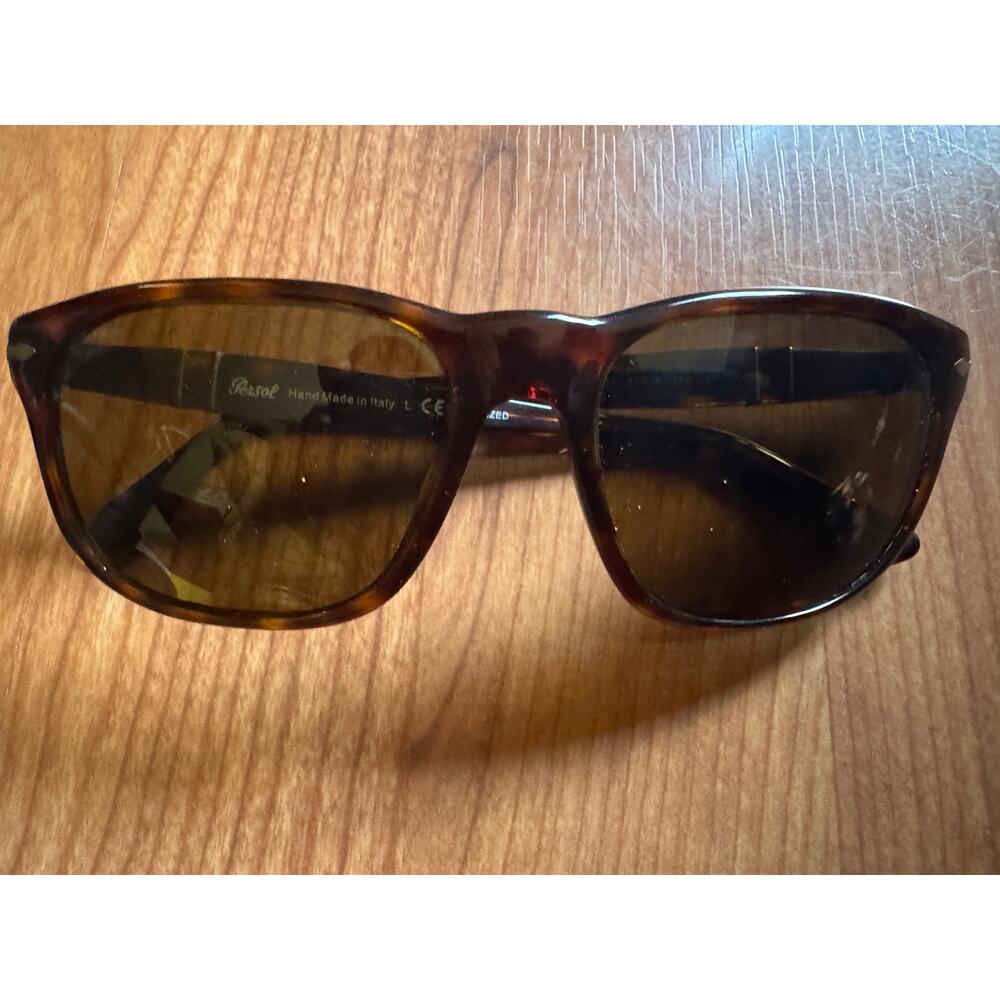 Persol Handmade Italy Polarized 2989 S 24/5  57[]18 24/57 Tortoise Sunglasses